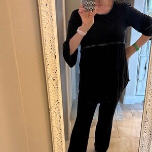 POL Elegant Black Women's Blouse